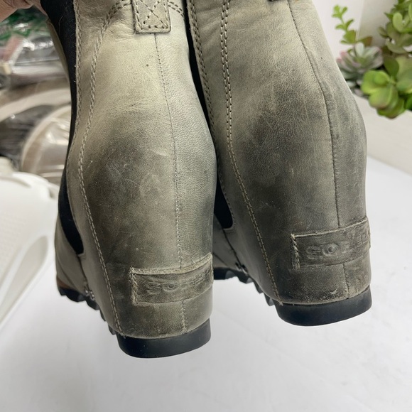 Sorel Women's Gray Wedge Boots - Picture 4 of 6